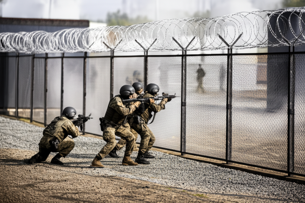 Nuclear security training exercise